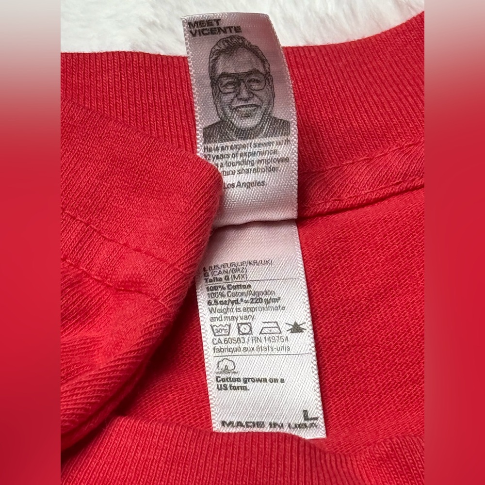 Jason Takes Manhattan Friday The 13th Short Sleeve Red Tee Size Large - Picture 9 of 11